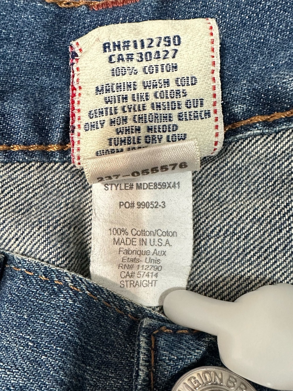True Religion men’s jeans - Picture 7 of 8